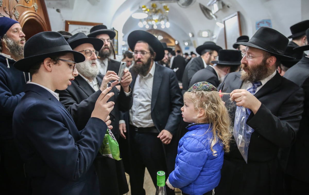 כך ציינו ט"ו בשבט בציון הרשב"י במירון. צפו