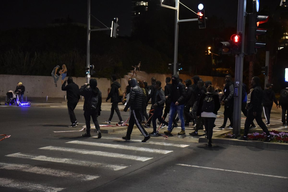 אלימות קשה במחאת יוצאי אתיופיה בתל אביב