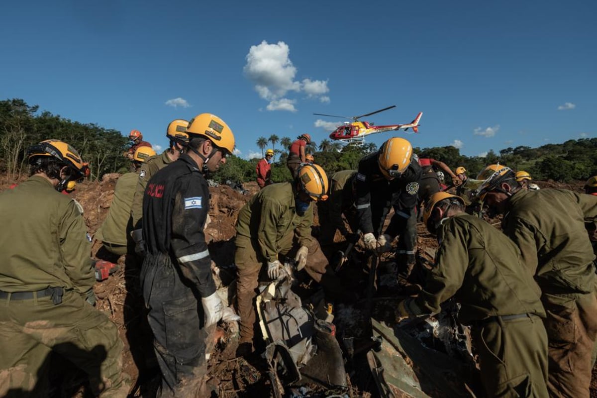 משלחת צה"ל מחפשת נעדרים בברזיל. צפו