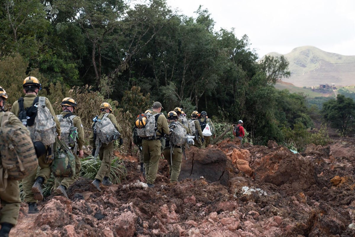 משלחת צה"ל מחפשת נעדרים בברזיל. צפו