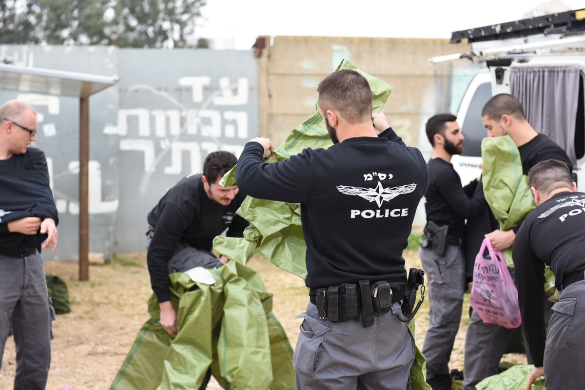 כך תורגלה דליפת חומר מסוכן מהרכבת. צפו