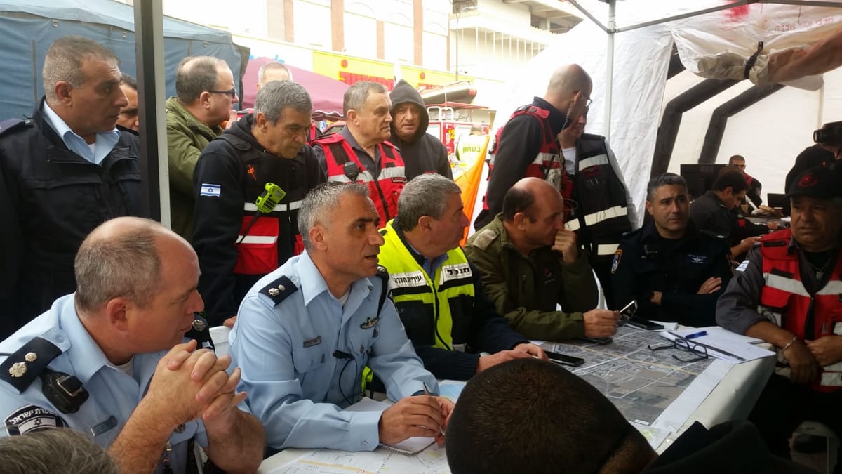 כך תורגלה דליפת חומר מסוכן מהרכבת. צפו