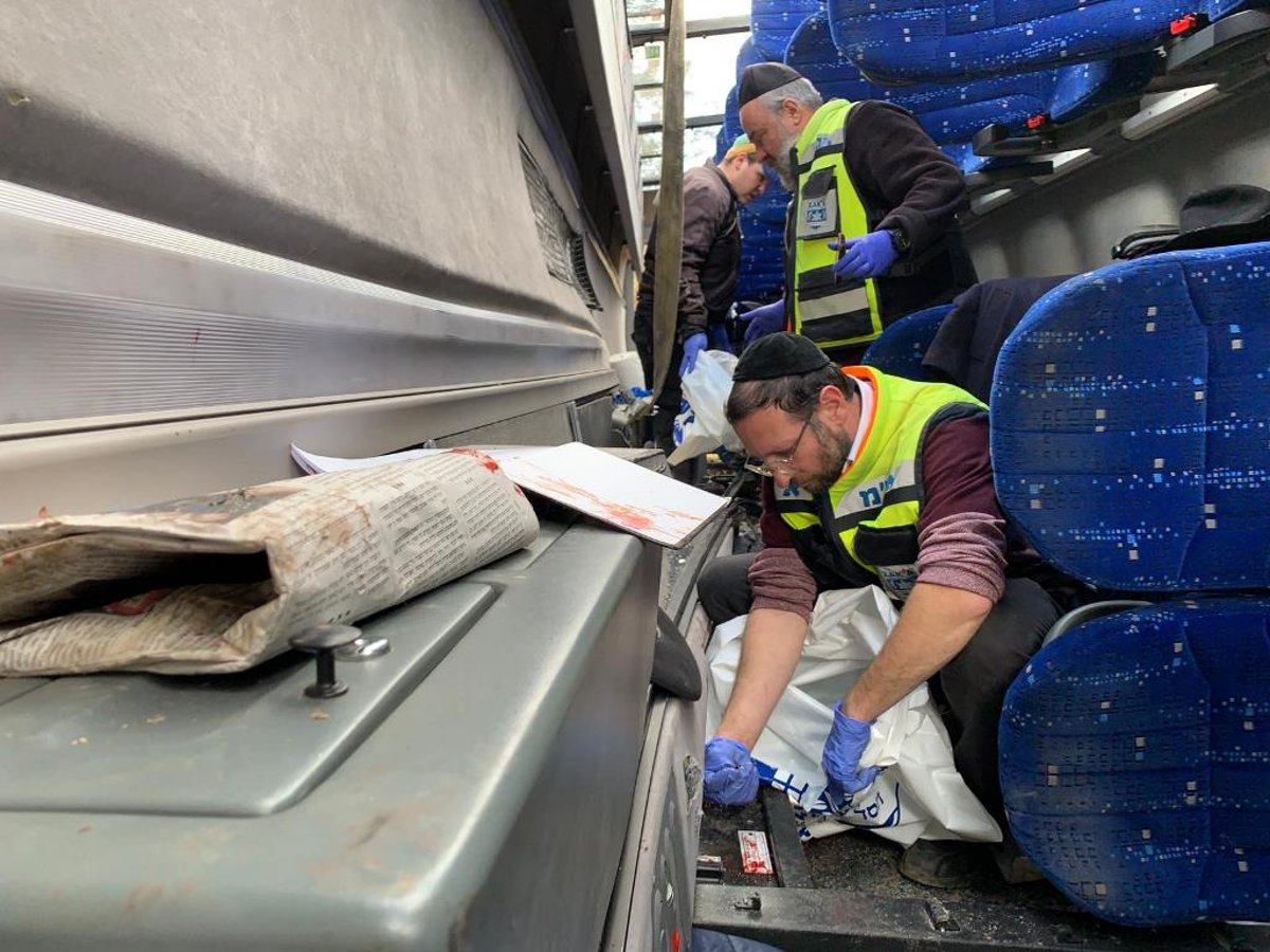 חומש, כובע ודם: תיעוד מתוך האוטובוס. צפו