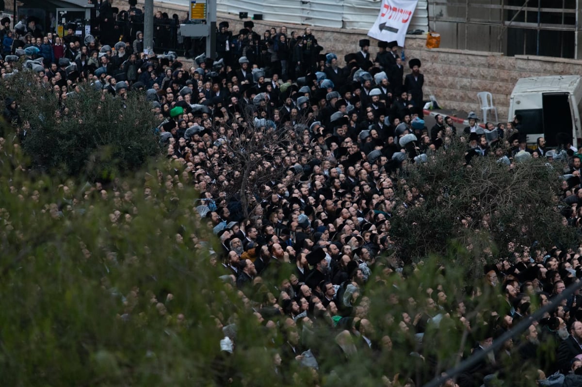 תיעוד: אלפי חסידי גור בחופת נכד האדמו"ר