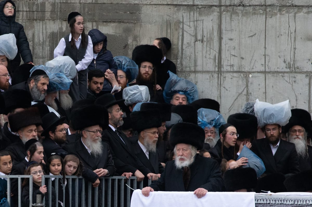 תיעוד: אלפי חסידי גור בחופת נכד האדמו"ר