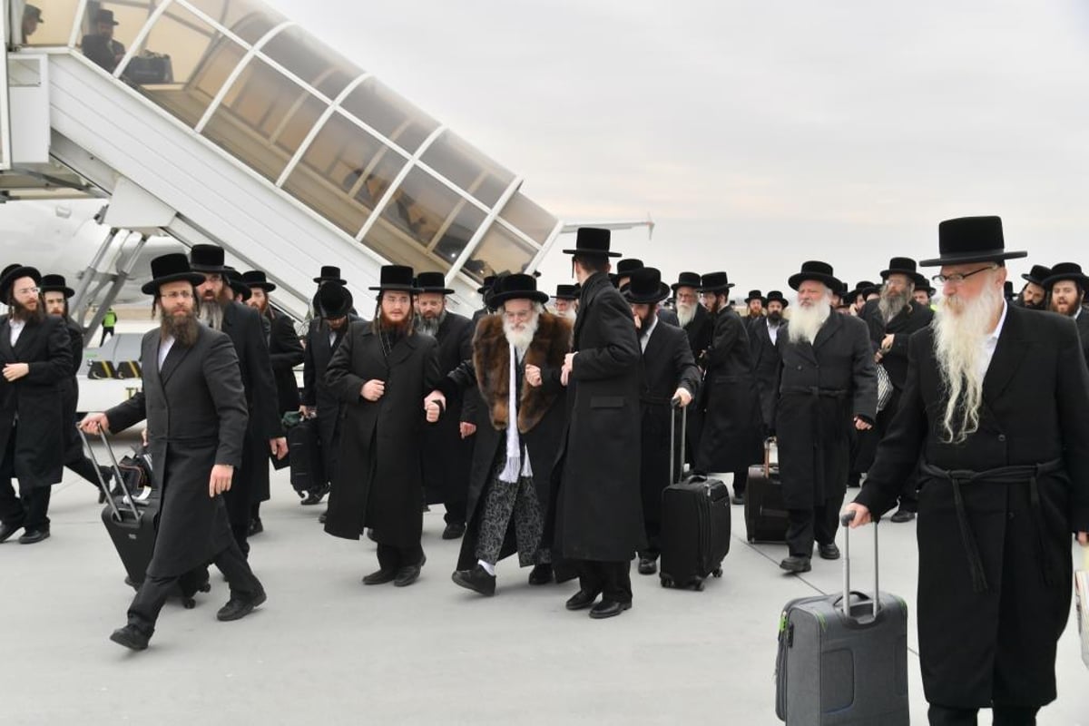 המסע של האדמו"ר מויז'ניץ לליזענסק. צפו