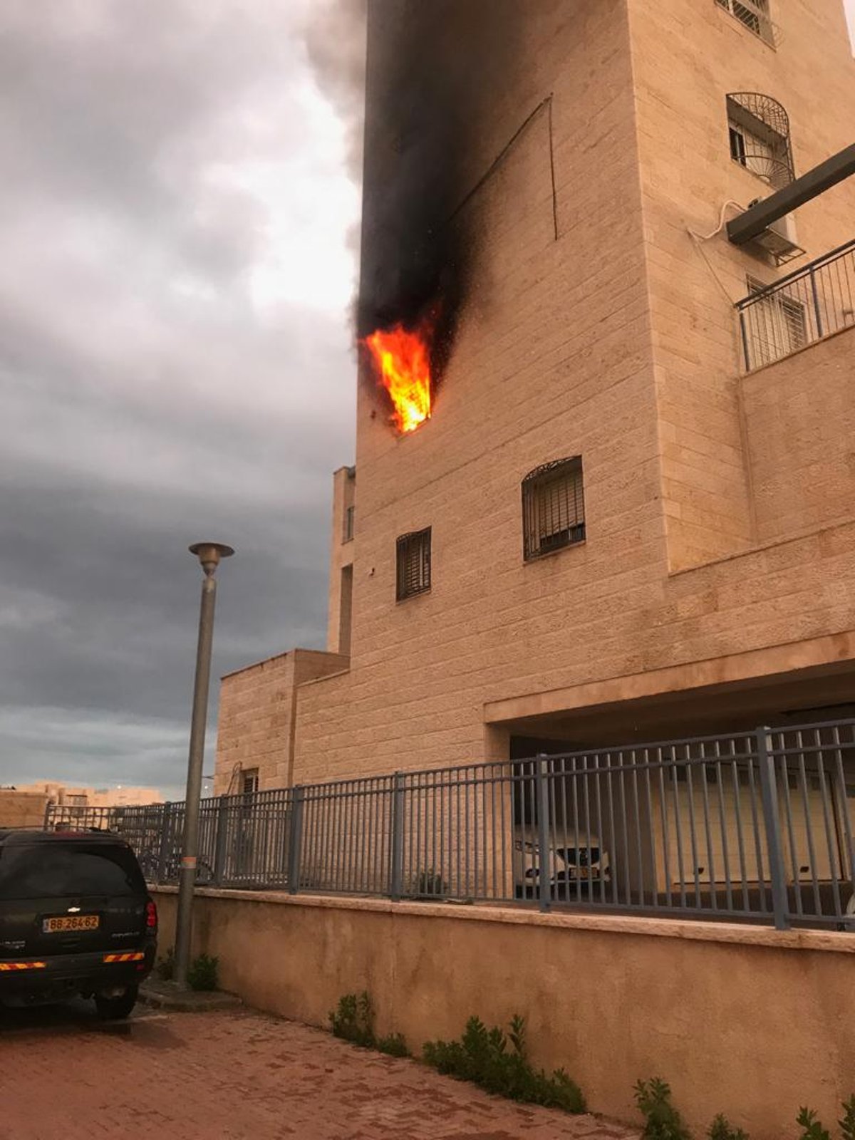 שריפה פרצה בדירה ברמת בית שמש ג'