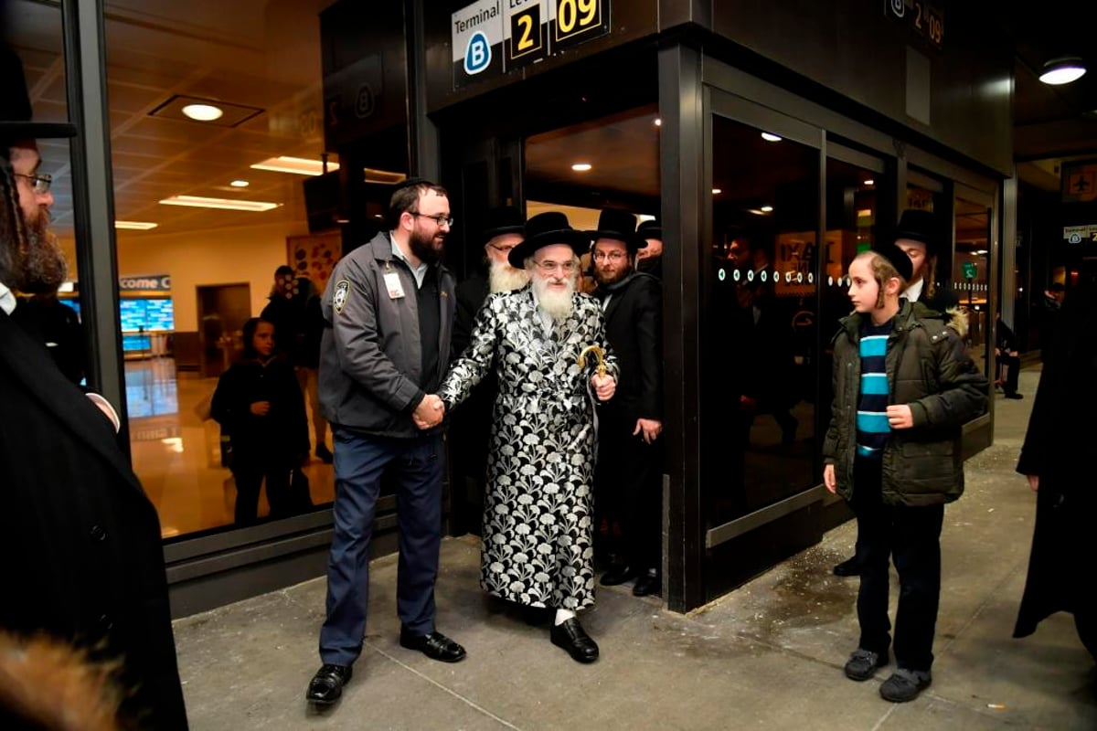 תמונות: ביקור האדמו"ר מויז'ניץ בארה"ב