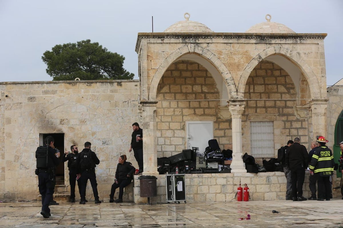 הר הבית: 10 חשודים נעצרו; החמאס קורא להתנגדות