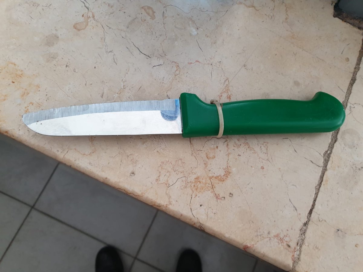הסכין שנתפסה