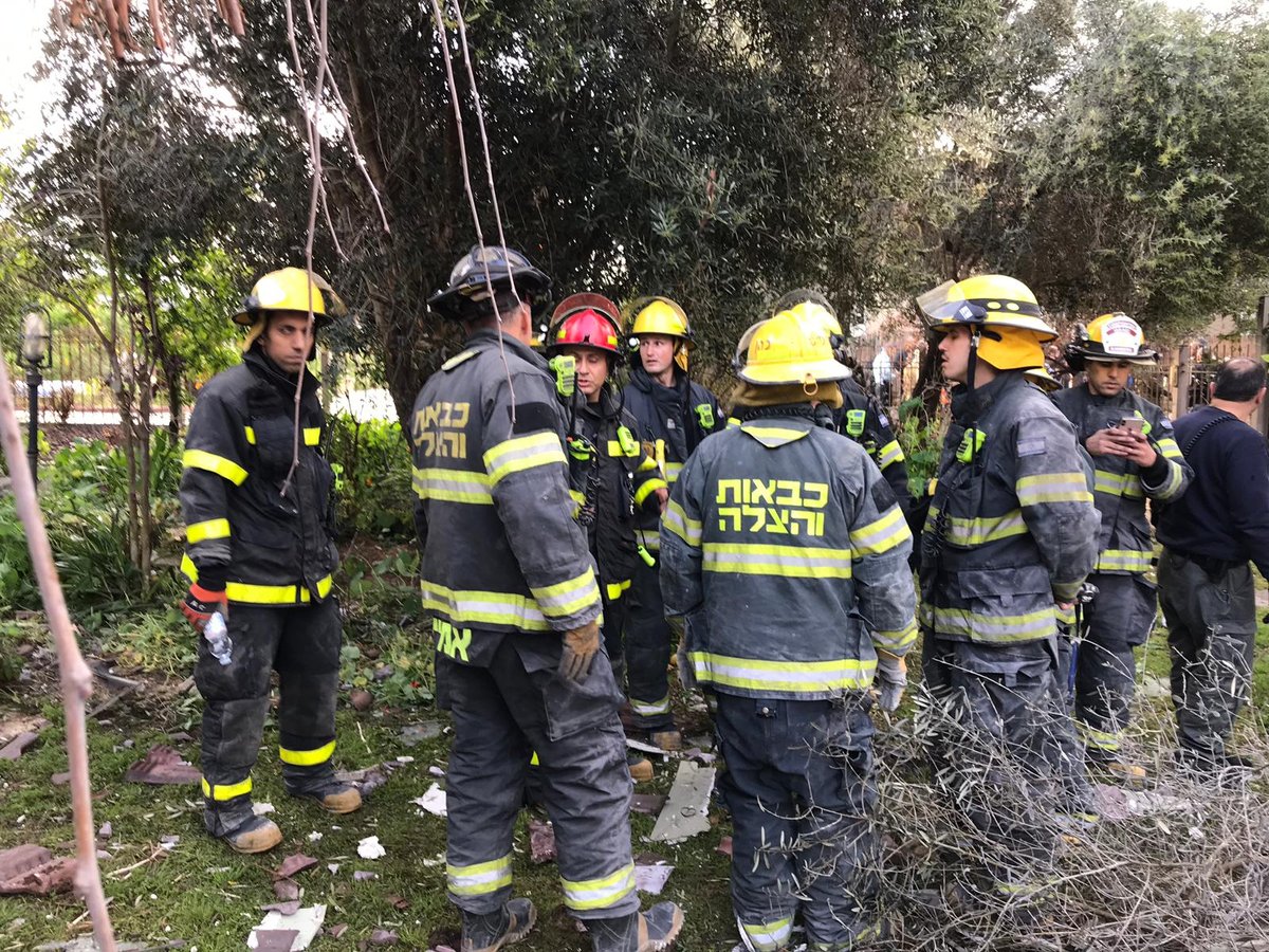 תיעוד: ההרס הרב בתוך הבית שספג פגיעת רקטה