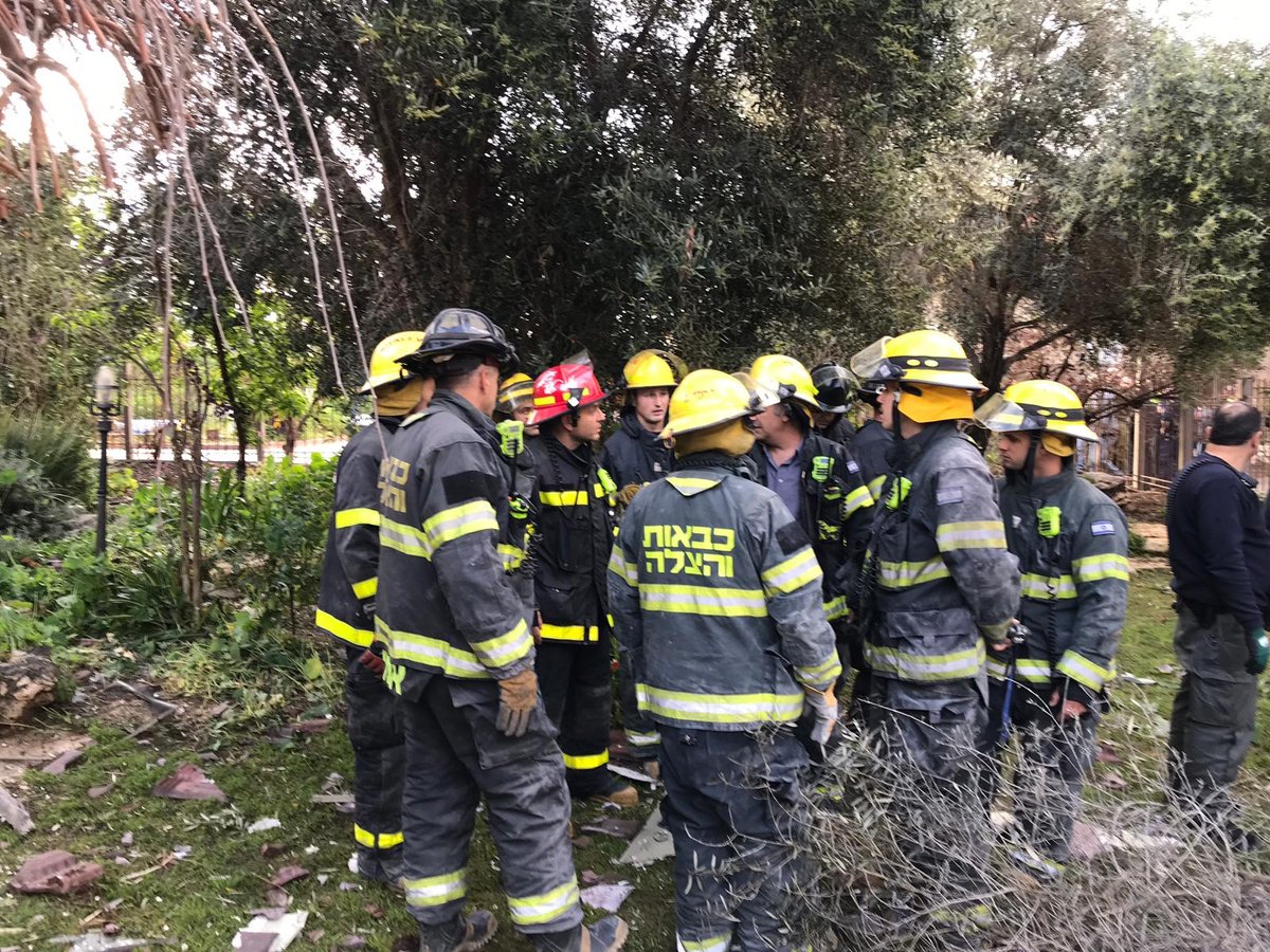 תיעוד: ההרס הרב בתוך הבית שספג פגיעת רקטה