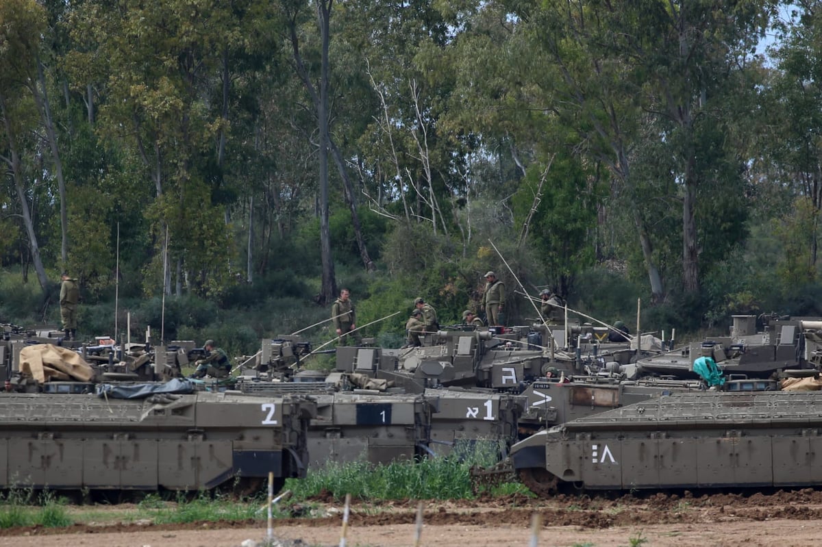 תיעוד: ההיערכות הצבאית בגבול הרצועה