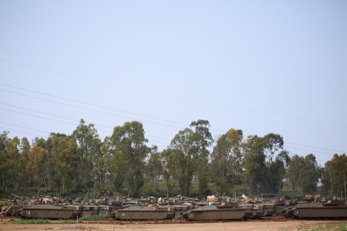 תיעוד: ההיערכות הצבאית בגבול הרצועה