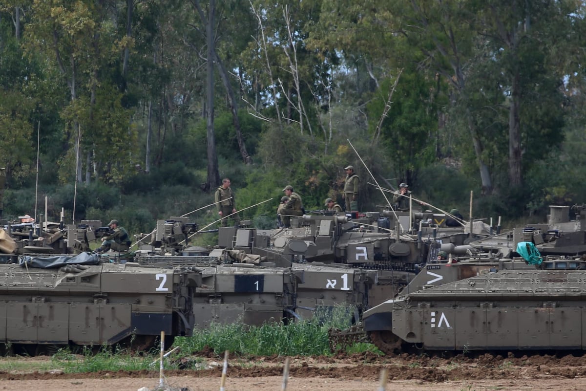 תיעוד: ההיערכות הצבאית בגבול הרצועה