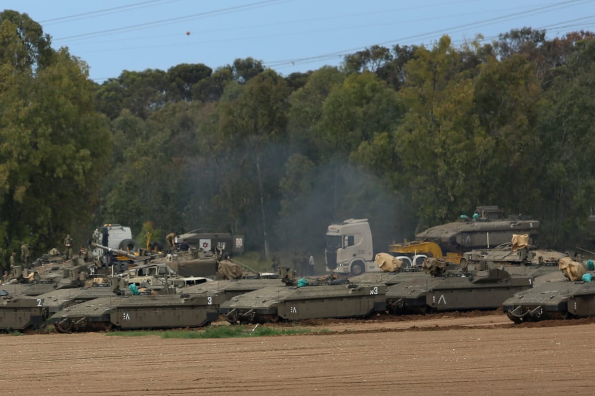 תיעוד: ההיערכות הצבאית בגבול הרצועה