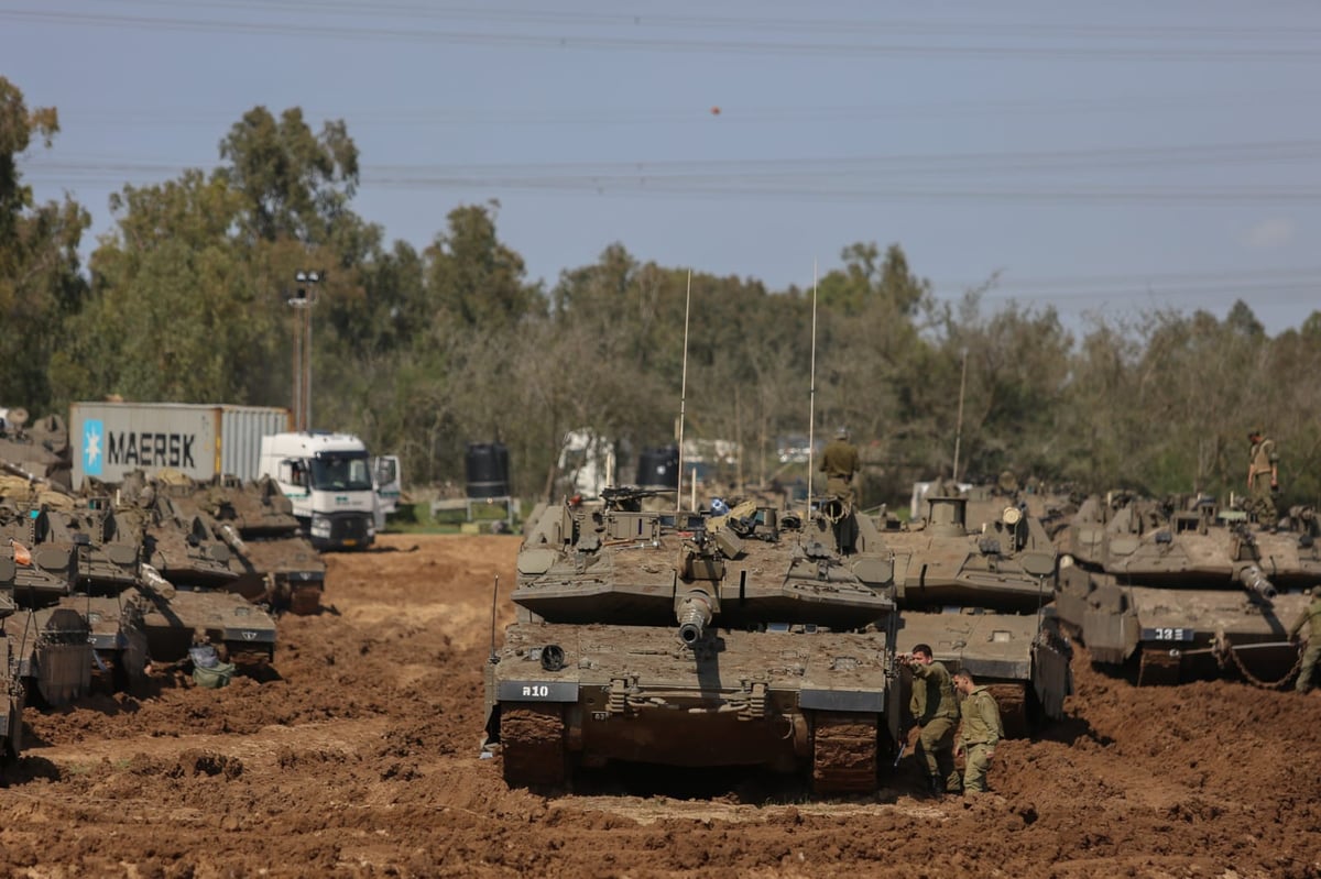 תיעוד: ההיערכות הצבאית בגבול הרצועה