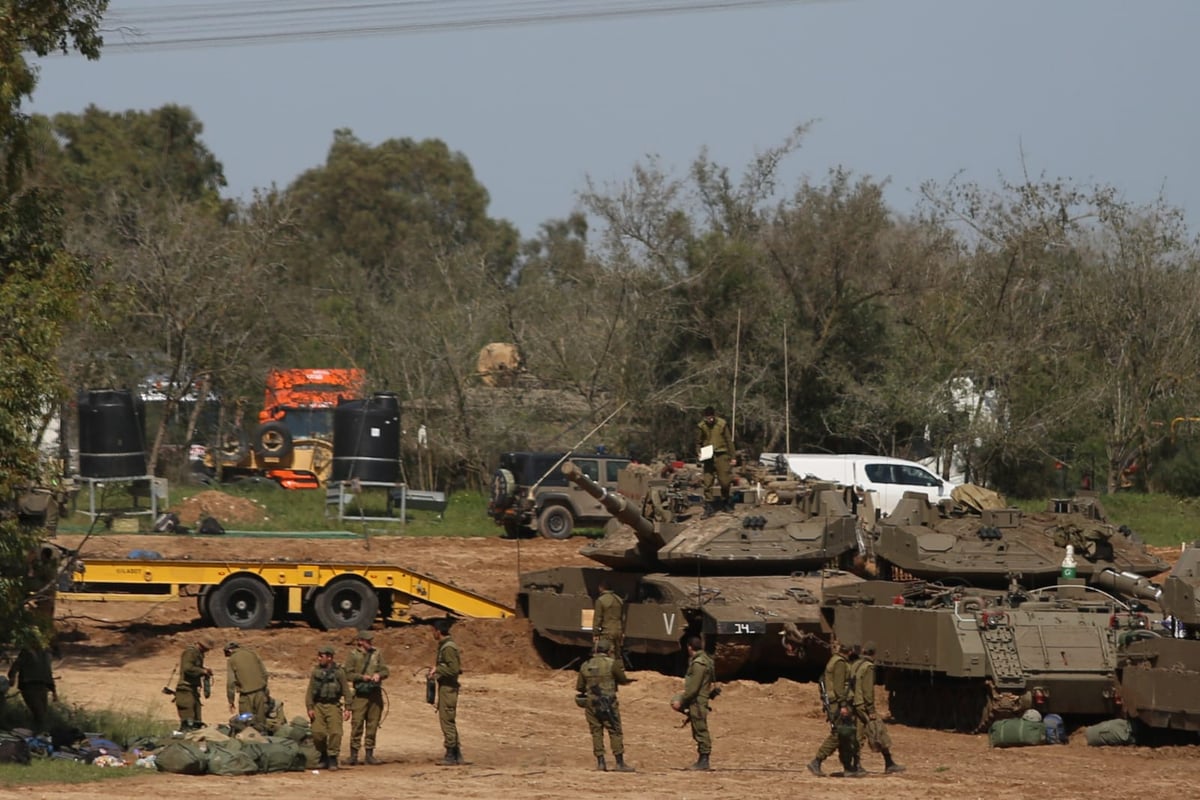 תיעוד: ההיערכות הצבאית בגבול הרצועה