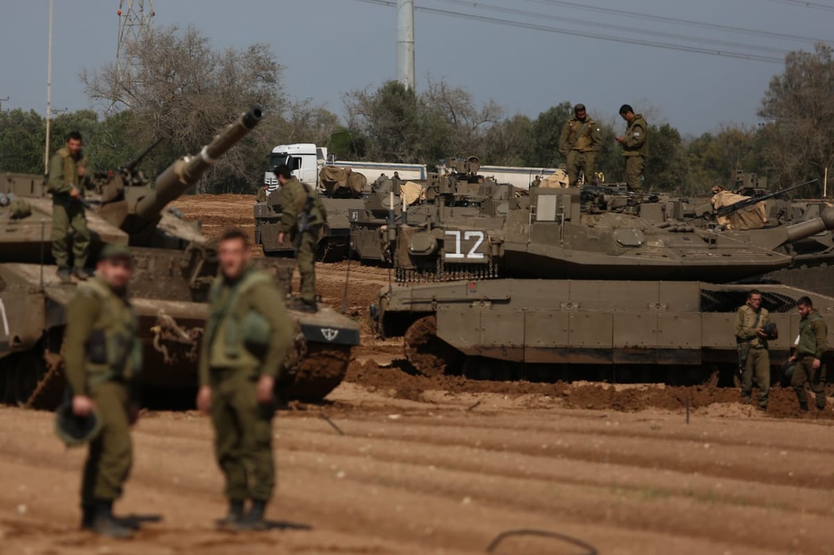 תיעוד: ההיערכות הצבאית בגבול הרצועה