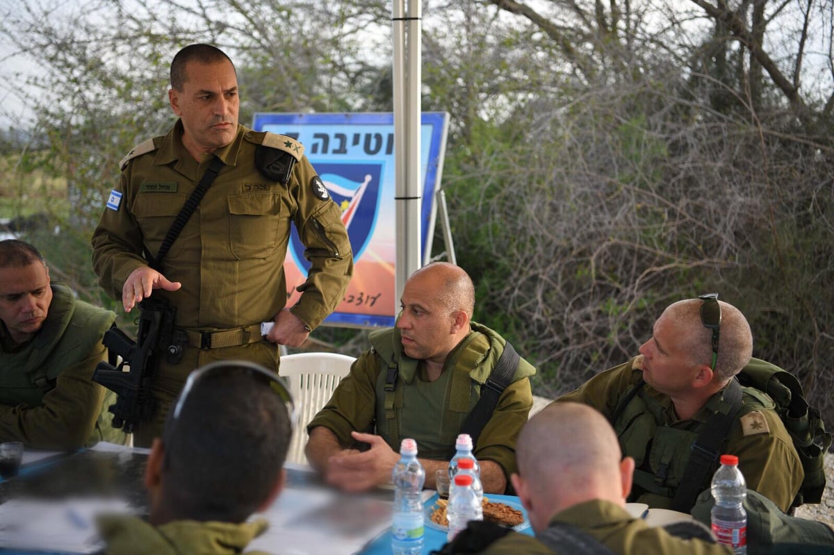 היערכות שיא בגבול עזה; סגן הרמטכ"ל סייר. צפו