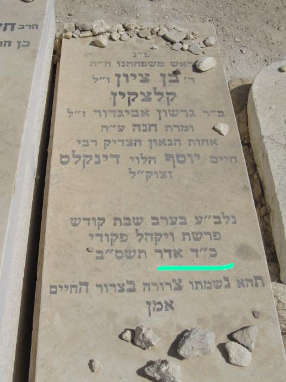 מצבת אבי המשפחה