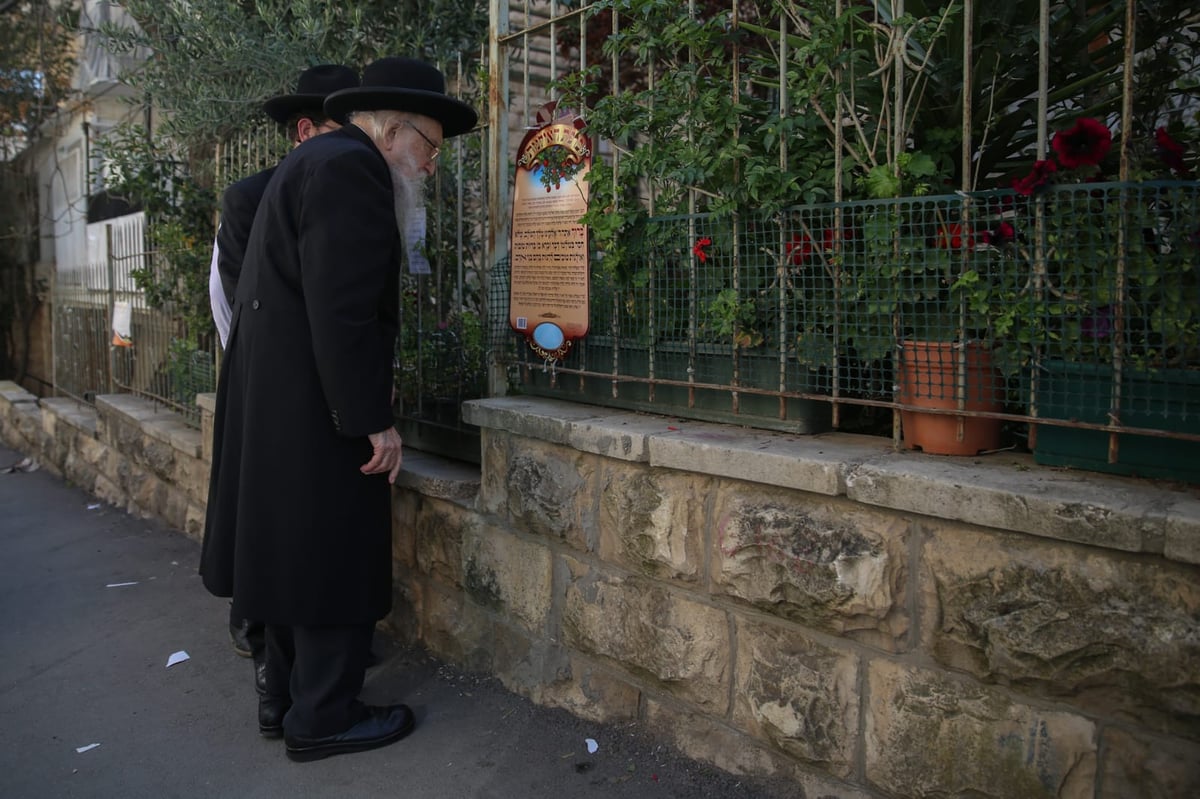 ראש הישיבה הגאון רבי יצחק שיינר בהצבעה וברכת האילנות