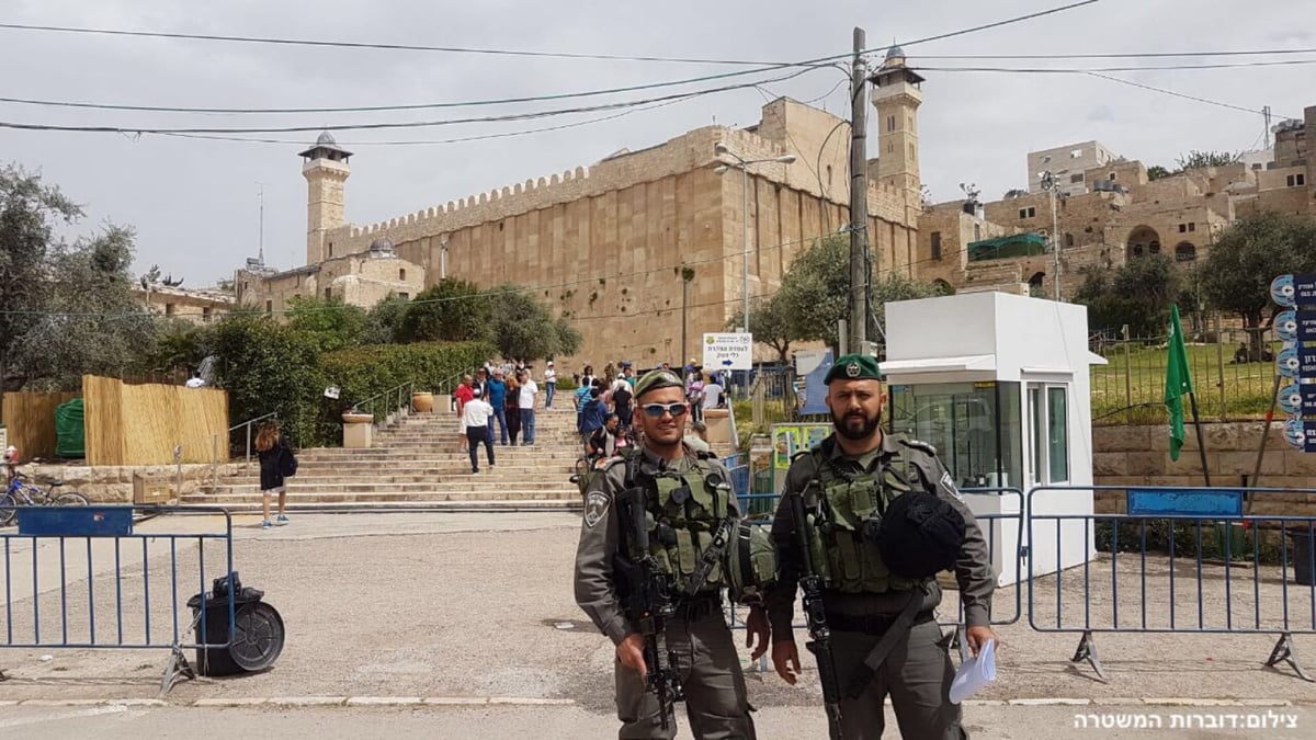 מפקדי מג"ב במערת המכפלה