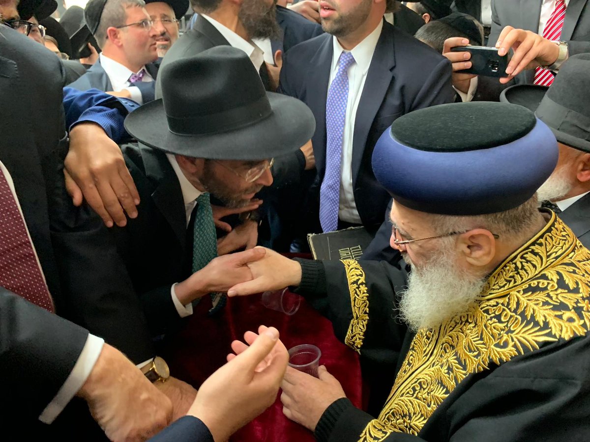 צפו בתיעוד: 'הקבלת פני רבו' לראשון לציון