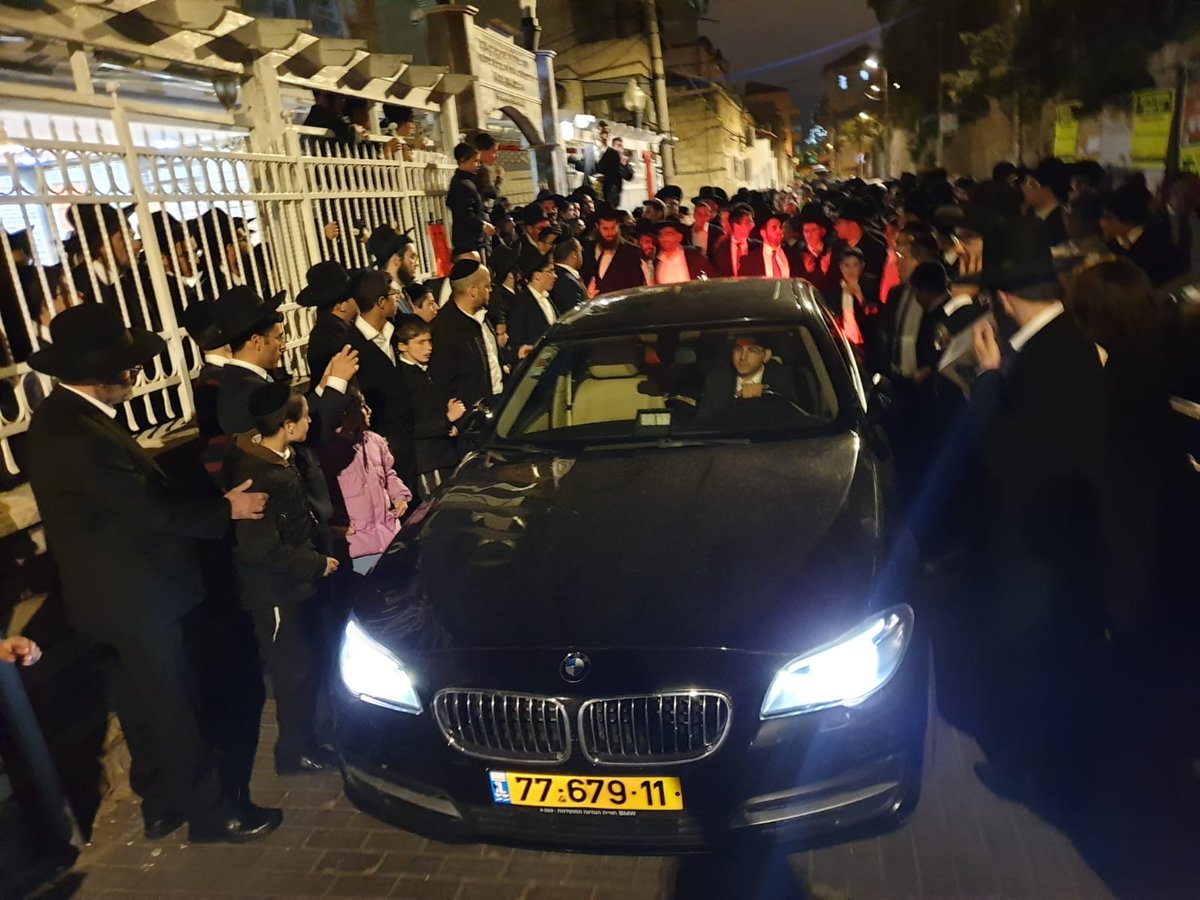 צפו בתיעוד: 'הקבלת פני רבו' לראשון לציון