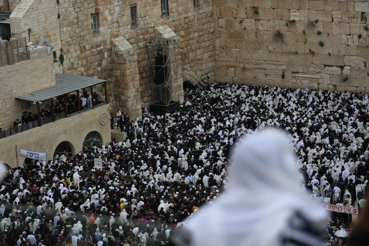 הברכה השנתית: צפו ב'ברכת כהנים' בכותל המערבי