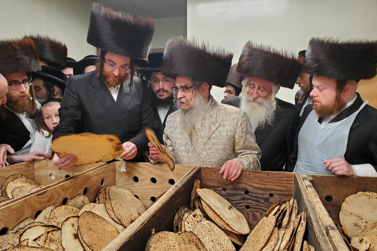 תיעוד מסכם: חג הפסח אצל האדמו"ר מסאטמר