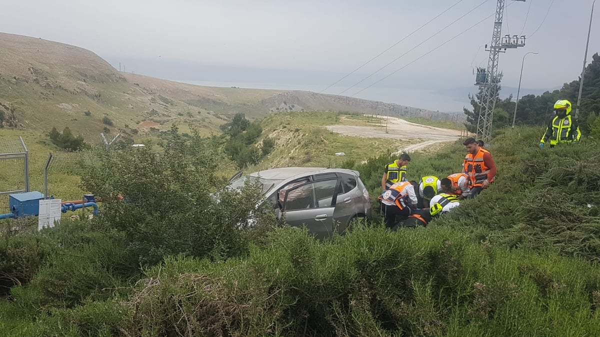 נס בצפון: אברכי גור התדרדרו לתעלה וניצלו