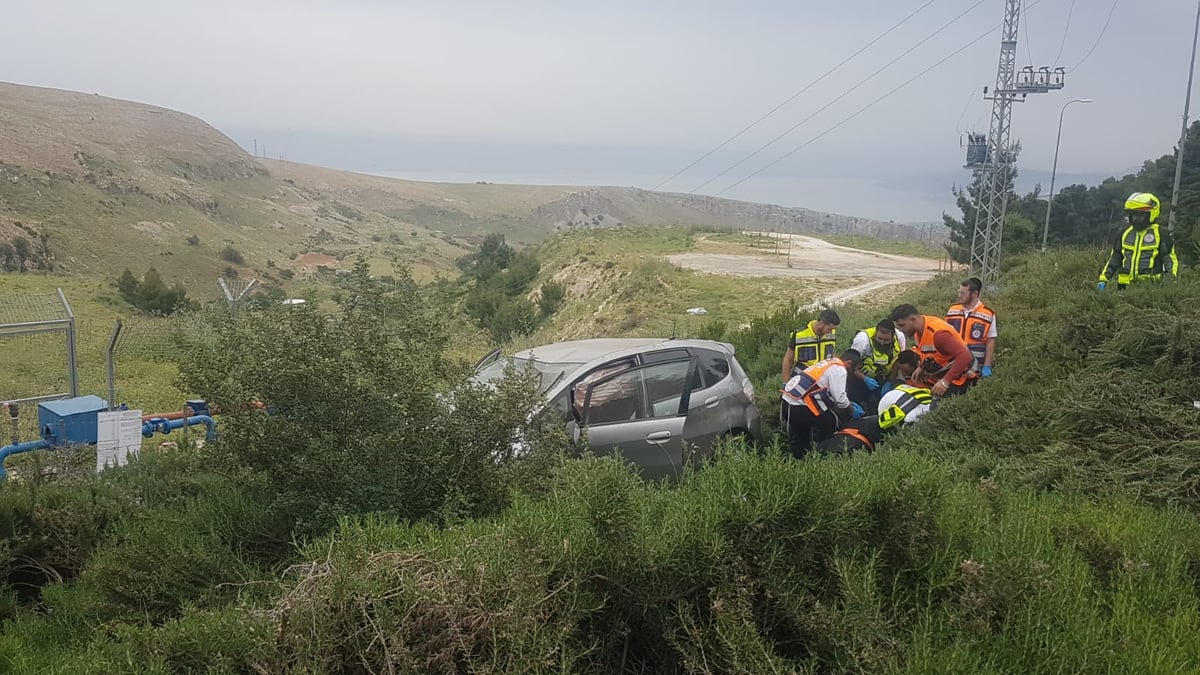 נס בצפון: אברכי גור התדרדרו לתעלה וניצלו