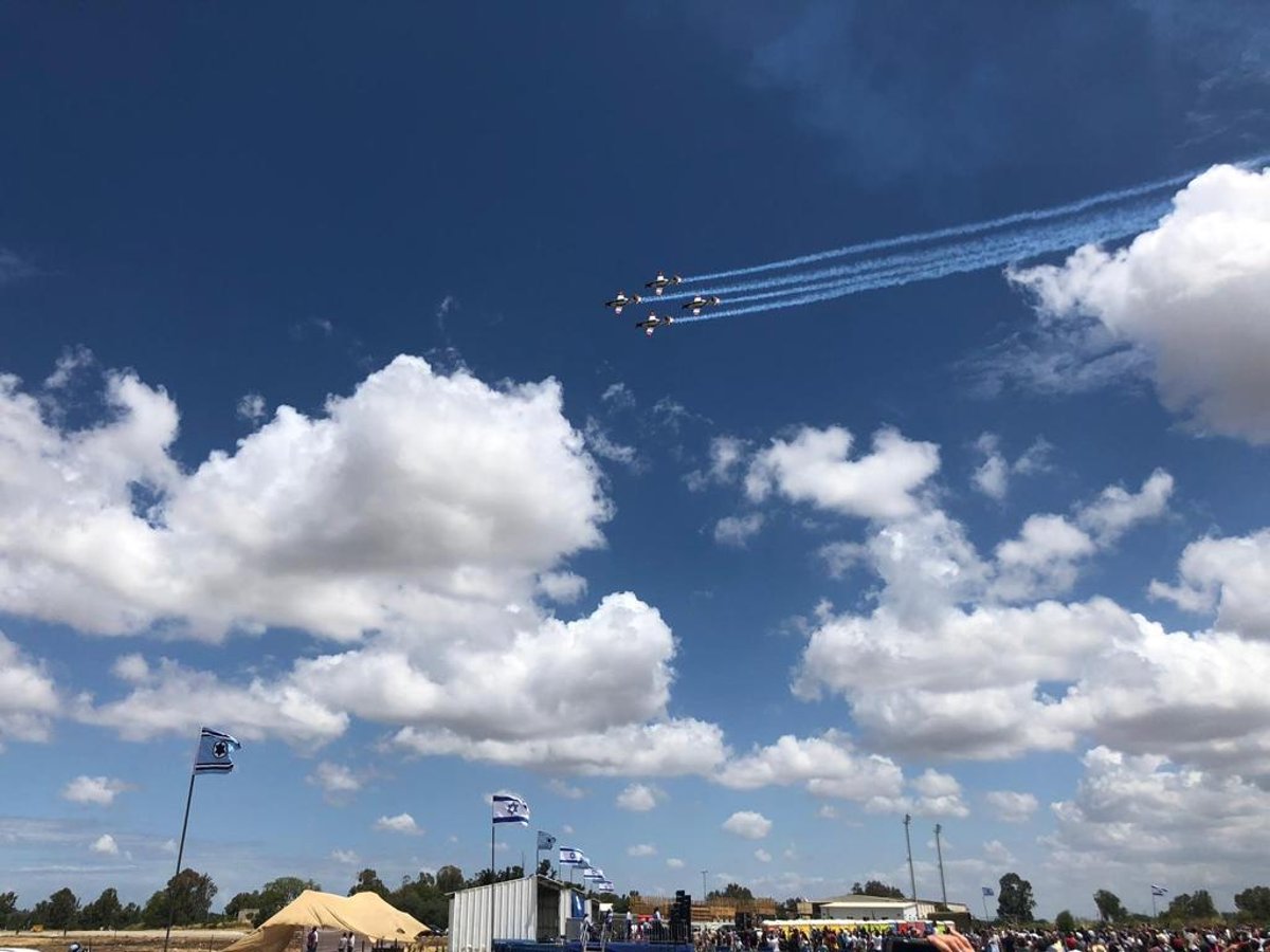 צפו: כך נראה מטס חיל האוויר מתוך ה'קוקפיט'