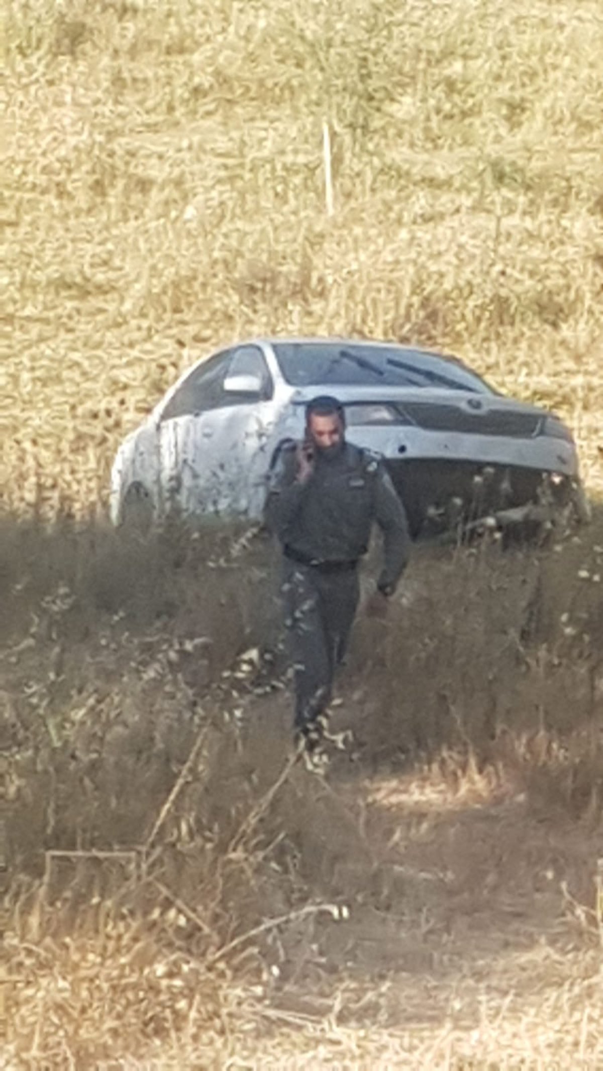 בדרך הביתה: לוחמי מג"ב איתרו רכב גנוב