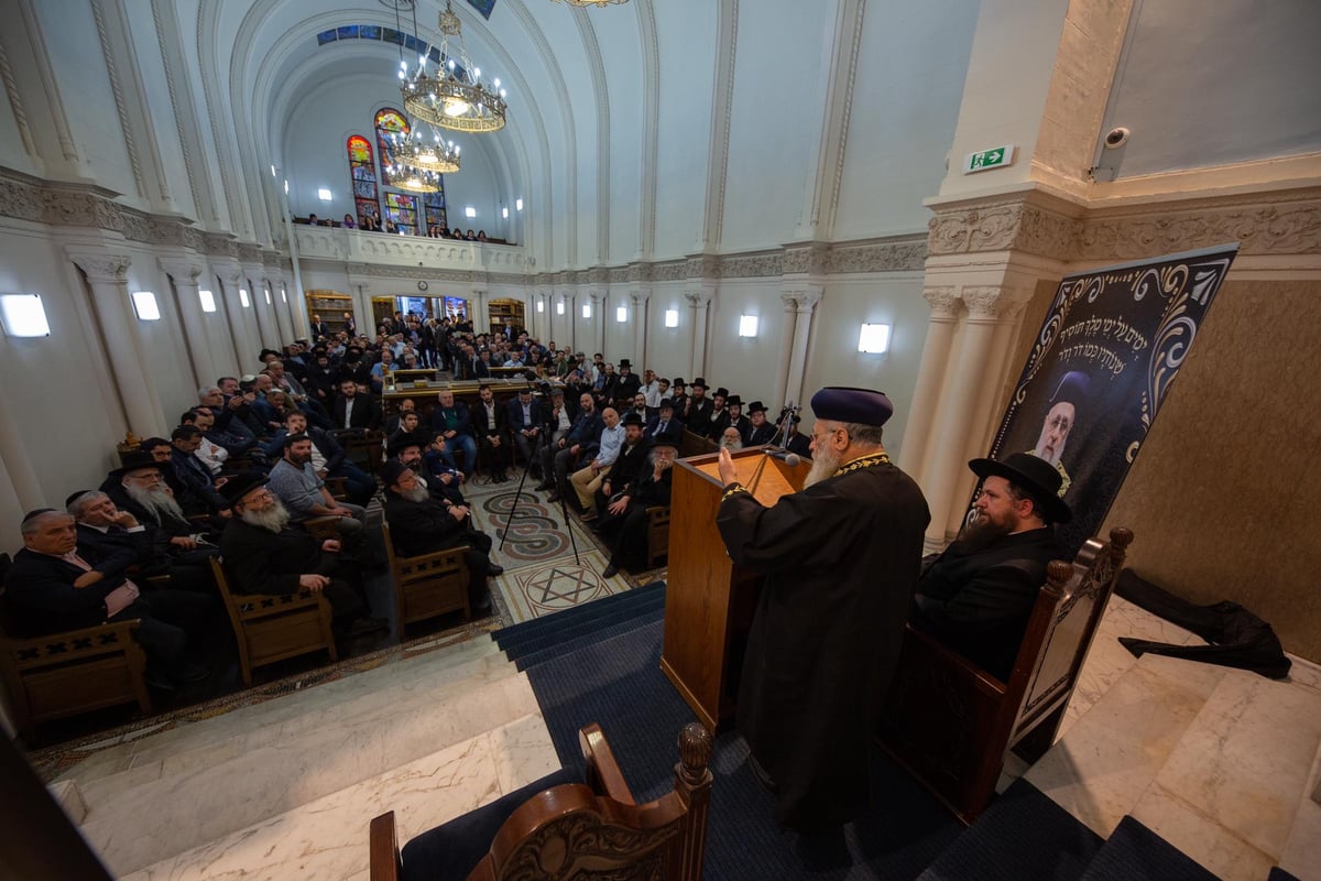 תיעוד: הראשון לציון חתם את ביקורו באנטוורפן