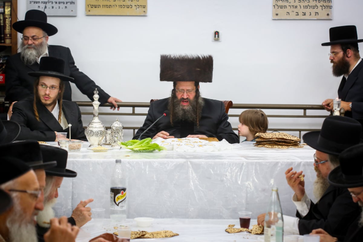 האדמו"ר מביטשקוב ערך טיש בעיר יפו • תיעוד