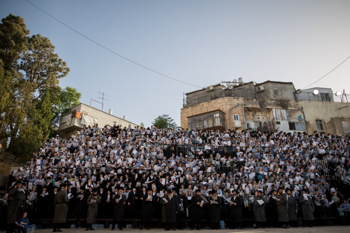 אלפי הילדים התפללו לביטול "גזירת הגיוס"