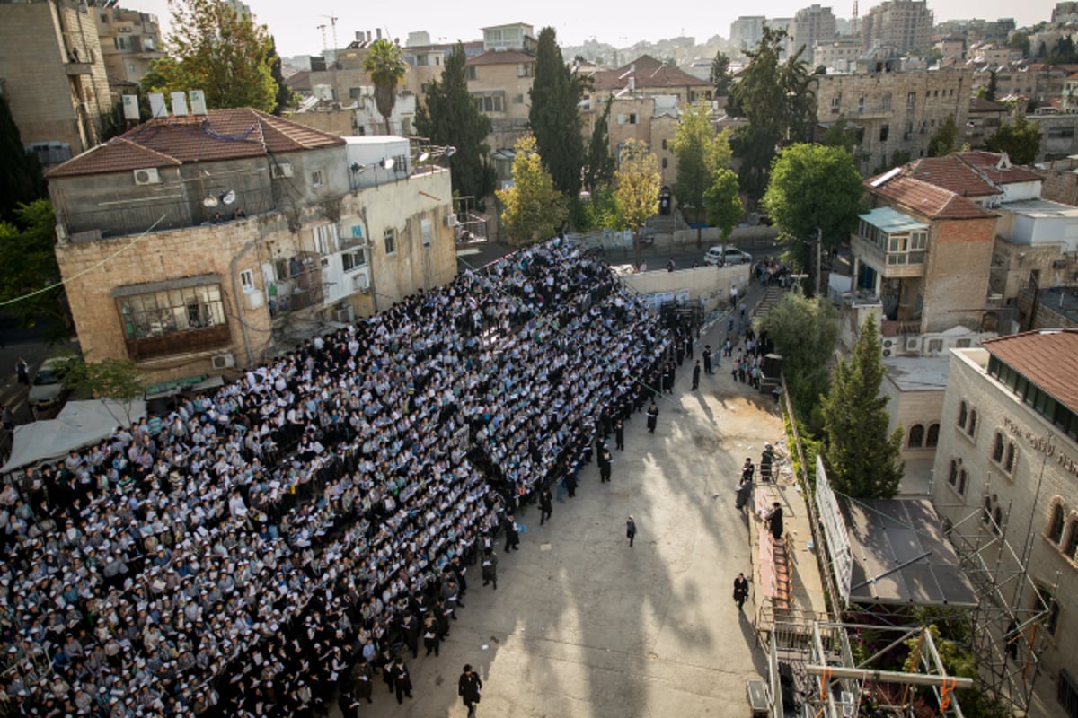 אלפי הילדים התפללו לביטול "גזירת הגיוס"