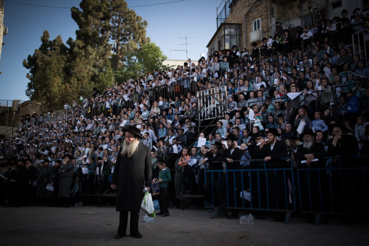 אלפי הילדים התפללו לביטול "גזירת הגיוס"