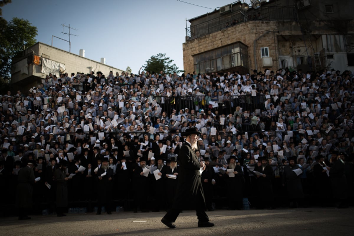 אלפי הילדים התפללו לביטול "גזירת הגיוס"