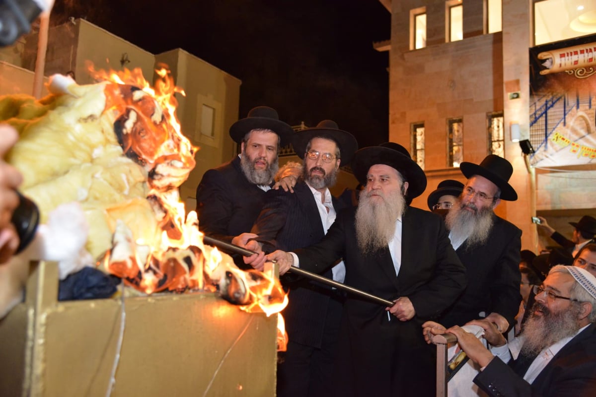 במירון: ההדלקה של רבי רפאל אבוחצירא