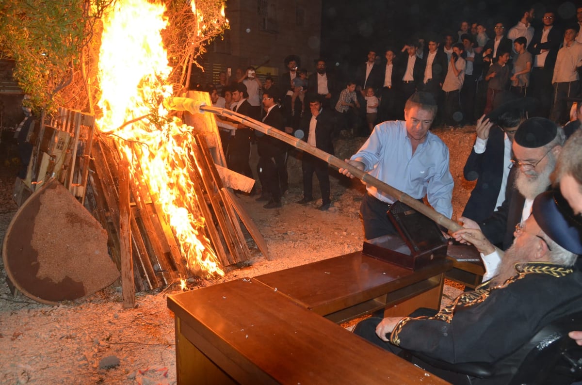 גלריה: ההדלקה של זקן הראשונים לציון