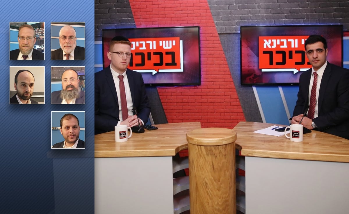 ח"כ יצחק פינדרוס, שלמה בניזרי ופאנל הפרשנים המורחב