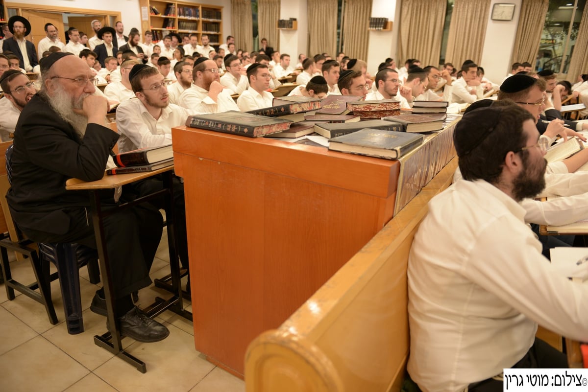 הגר"ד לנדו מסר שיעור בישיבת 'סולובייצ'יק'