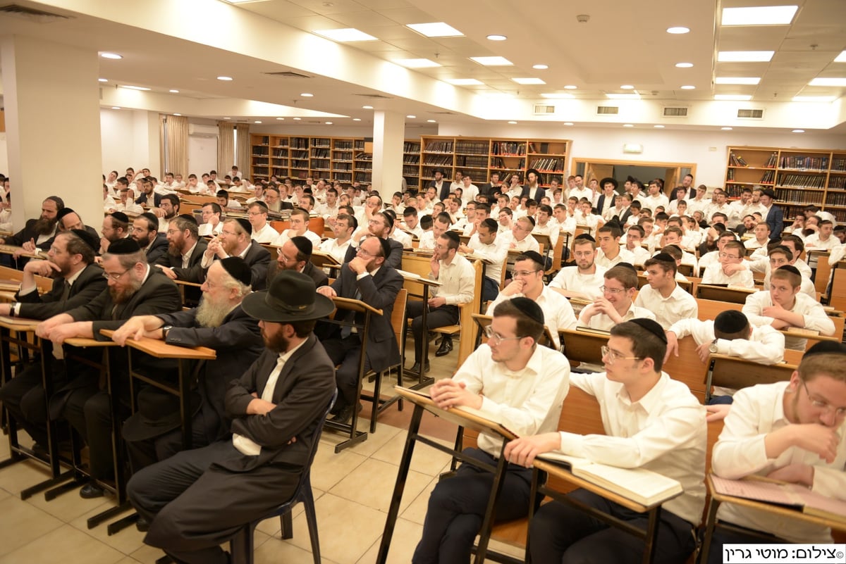 הגר"ד לנדו מסר שיעור בישיבת 'סולובייצ'יק'