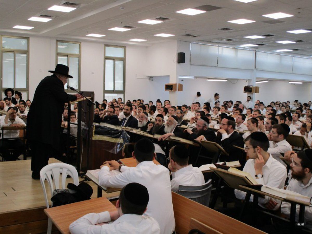 ראש הישיבה חיזק את תורה בתפארתה. צפו