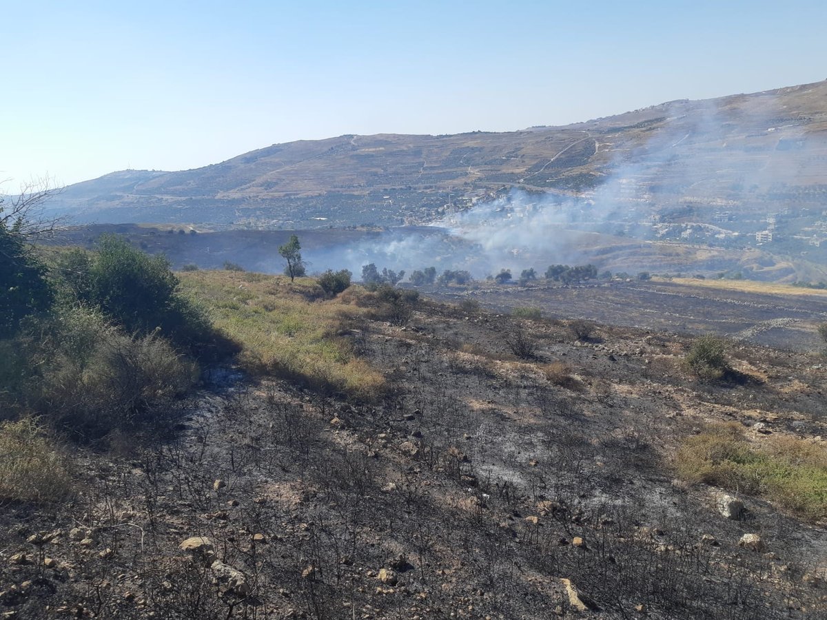 חילופי האשמות: מי מצית השדות ליד יצהר?