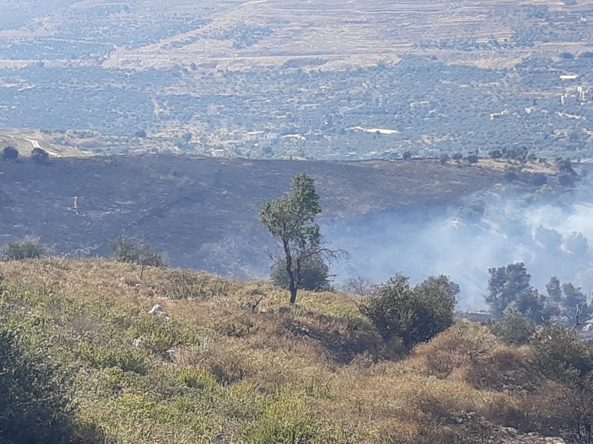 חילופי האשמות: מי מצית השדות ליד יצהר?