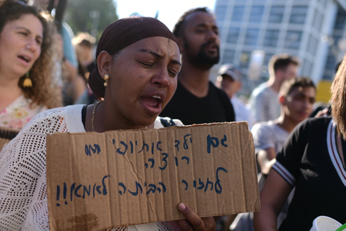 מחאת יוצאי אתיופיה - הפכה למחאה לבנה